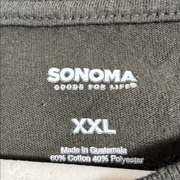 Sonoma Men's Short Sleeve Tees - Olive, Brown, Tan. Bundle - Picture 2 of 3